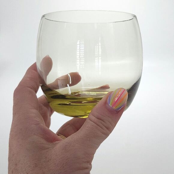 Vintage MCM Moser Culbuto Eldor Crystal Art Glass Whiskey Tumbler Barware - Picture 3 of 9